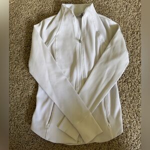 Athleta Salutation Ribbed Jacket in Bright White